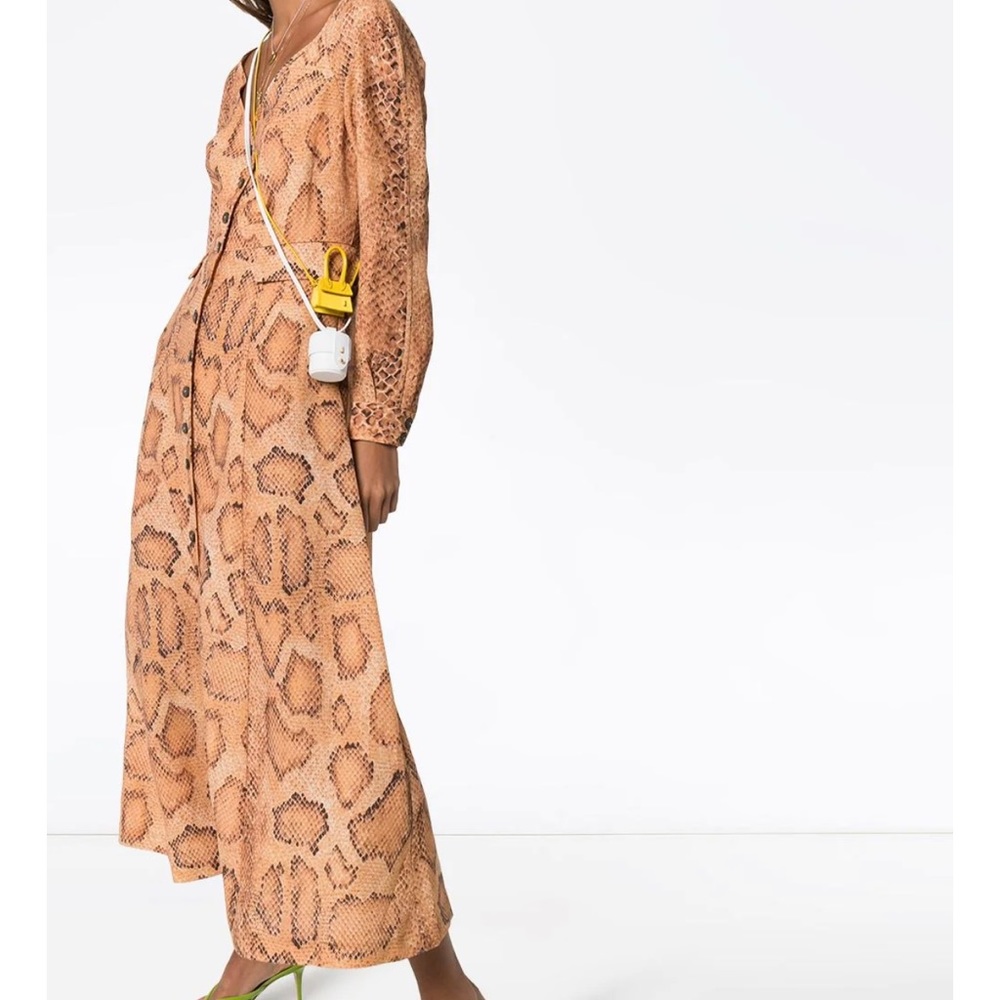 Mara Hoffman Silvana Leopard Print Dress Sz 4 NWOT